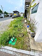 隣地との境界です。