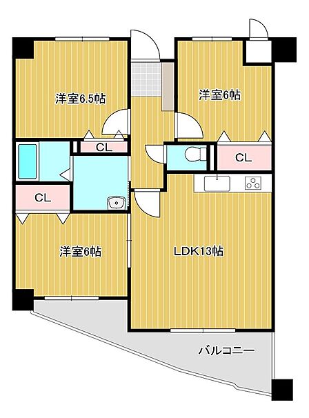 間取り図は現況を優先します。