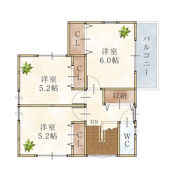 間取りを拡大表示