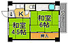 ビレッジハウス鴻池3号棟4階4.2万円