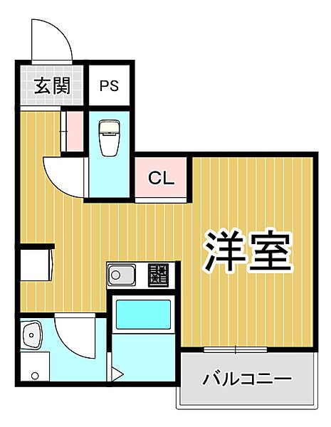 パティーナ中山寺 ｜兵庫県宝塚市中筋4丁目(賃貸マンション1R・3階・25.23㎡)の写真 その1