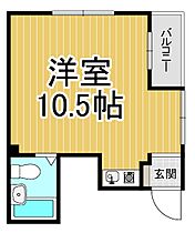 メゾンカトー  ｜ 兵庫県西宮市馬場町（賃貸マンション1R・3階・17.00㎡） その1