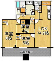 ジオタワー宝塚WEST  ｜ 兵庫県宝塚市武庫川町（賃貸マンション2LDK・12階・74.82㎡） その2