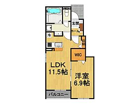 兵庫県伊丹市堀池1丁目（賃貸アパート1LDK・1階・44.20㎡） その2