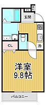 フジパレス大物公園2番館  ｜ 兵庫県尼崎市東大物町1丁目（賃貸アパート1K・3階・30.55㎡） その2