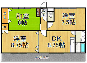 兵庫県西宮市上大市2丁目（賃貸マンション3LDK・1階・60.00㎡） その2