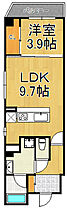 兵庫県伊丹市西台3丁目（賃貸マンション1LDK・4階・35.79㎡） その2