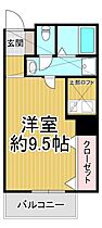 リノ向月町  ｜ 兵庫県宝塚市向月町（賃貸アパート1R・2階・25.73㎡） その2