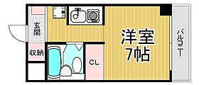 ローズバンク  ｜ 兵庫県西宮市生瀬東町（賃貸マンション1R・2階・20.16㎡） その2