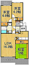 兵庫県宝塚市南ひばりガ丘1丁目（賃貸マンション3LDK・3階・85.28㎡） その2