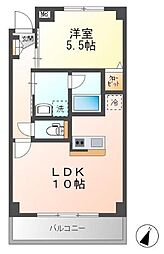 グレイス・ヒルズ葛ヶ谷 1LDKの間取図画像