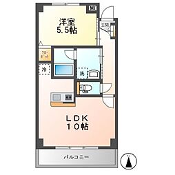 グレイス・ヒルズ葛ヶ谷 1LDKの間取図画像