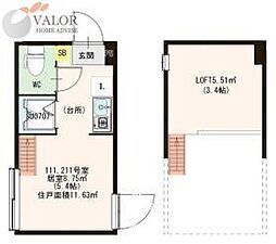 間取図画像 ワンルーム
