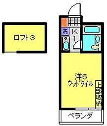 間取図画像 1K