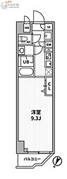 ALTERNA横濱阪東橋 1Kの間取図画像