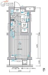 ベルグレード吉野町 ワンルームの間取図画像
