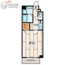 ピノエスペランサ 1Kの間取図画像