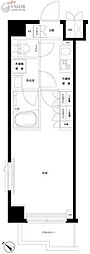 ルーブル川崎上平間弐番館 1Kの間取図画像