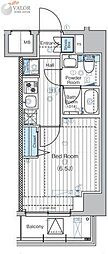MAXIV横浜吉野町NORTH 1Kの間取図画像