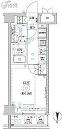 Cion Yokohama Yamate 1Kの間取図画像