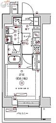 (仮)保土ヶ谷プロジェクト 1Kの間取図画像