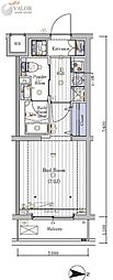 (仮)大口PJ 1Kの間取図画像