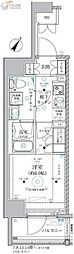 ベルグレード川崎AZ 1Kの間取図画像