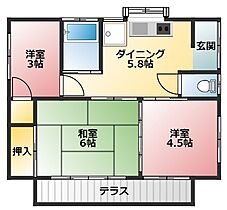 伏見上ノ原戸建 5号 ｜ 静岡県駿東郡清水町伏見319-2（賃貸一戸建3DK・1階・39.60㎡） その2