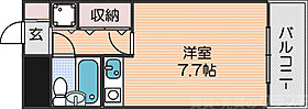 朝日プラザ岸里パサージュ  ｜ 大阪府大阪市西成区千本中1丁目（賃貸マンション1R・1階・22.05㎡） その2