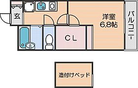 ワイズレジデンス天下茶屋  ｜ 大阪府大阪市西成区天下茶屋東2丁目（賃貸マンション1K・3階・19.87㎡） その2