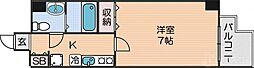 FDSコハマウエスト 1Kの間取図画像