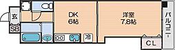 アール26 1DKの間取図画像
