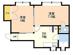 コーポ西公園 301 ｜ 福岡県福岡市中央区荒戸１丁目14番9号（賃貸マンション2DK・3階・43.95㎡） その2