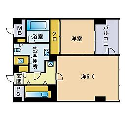 THEAPARTMENT 1LDKの間取図画像