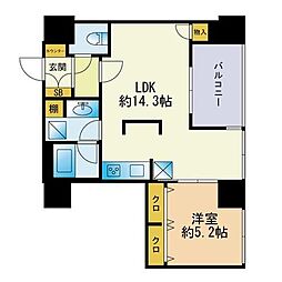 間取図画像 1LDK