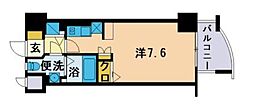 エンクレスト天神東 1Kの間取図画像