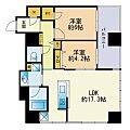 ロイヤルパークス大名9階23.3万円