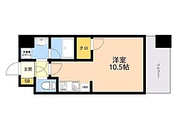 LANDICK104 ワンルームの間取図画像