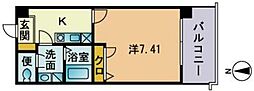 ナラザ舞鶴 1Kの間取図画像