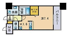 エンクレストベイサイド通り 1Kの間取図画像