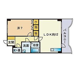 間取図画像 1LDK