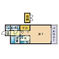 エステート・モア天神STUDIO3階7.5万円