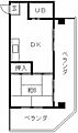 平尾コーポラス4階4.9万円