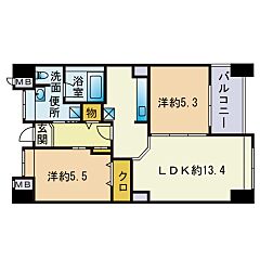 物件の間取り