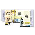 ライオンズマンション桜坂シティ3階17.5万円