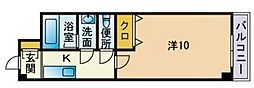 第3いわきビル 1Kの間取図画像