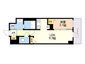 ＦＭＴレジデンス博多 703 ｜ 福岡県福岡市博多区美野島３丁目17番29号（賃貸マンション1LDK・7階・32.76㎡） その2