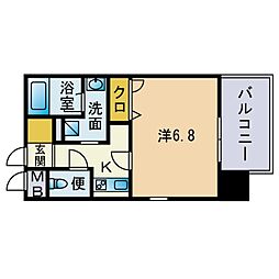 間取図画像 1K