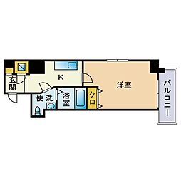 間取図画像 1K