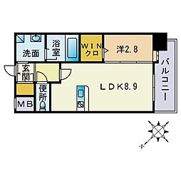 間取図画像 1LDK